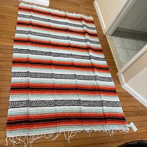 La Playa Mexican Handmade Throw Baja Blanket